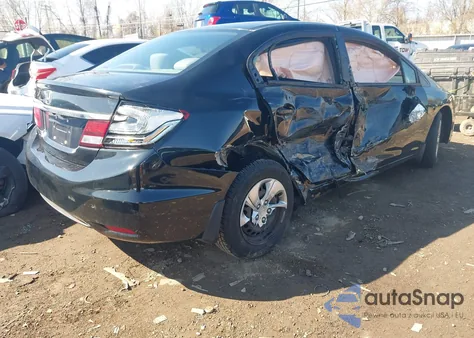 2014 Honda Civic Lx z USA, uszkodzony, nr VIN 19XFB2F5XEE022086